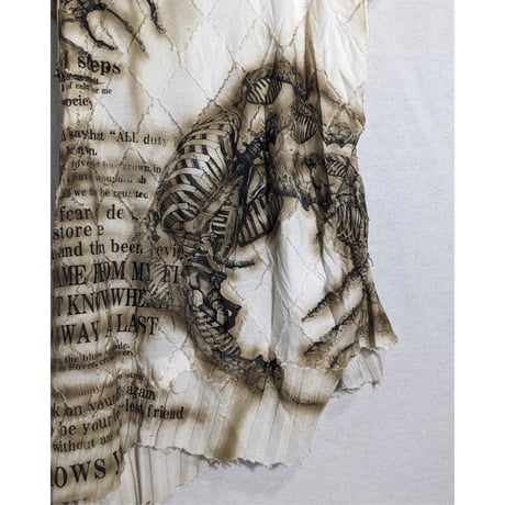 【SHOHEI TAKAMIYA】distressed shrink / asymmetry tank