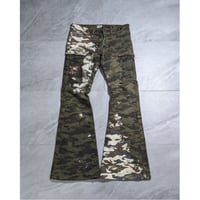 【L.G.B】2000s camouflage spr flare cargo pt