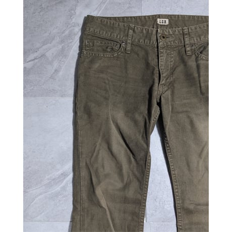 【L.G.B】2000s zip-up spr flare cargo pt