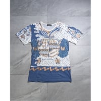 【YASUYUKI ISHII】2000s full graphic glitter tattoo T