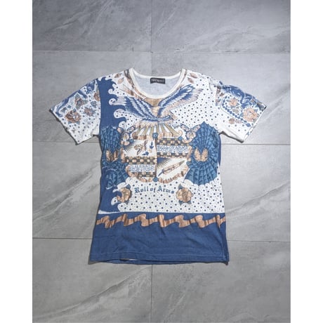 【YASUYUKI ISHII】2000s full graphic glitter tattoo T