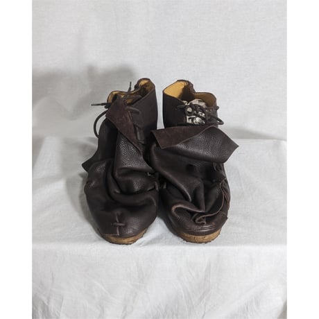 【KYOJI MARUYAMA】2000s shrink leather shoes