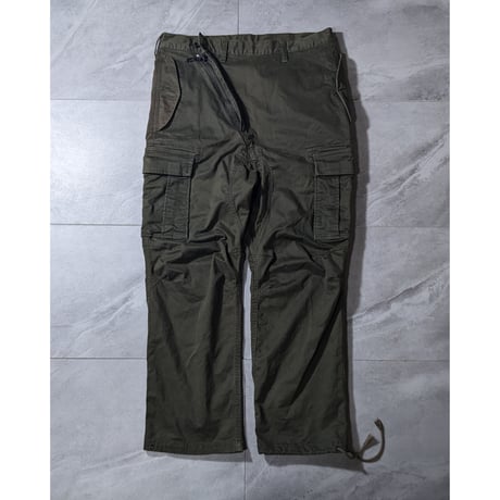 【SIVA】2012AW diagonal zip cargo pants