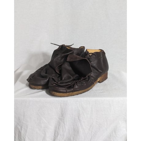 【KYOJI MARUYAMA】2000s shrink leather shoes