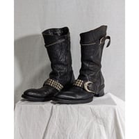 【alfredoBANNISTER】2000s studded / belted boots