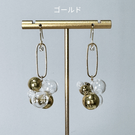 光を纏うガラスドーム×メタルリング