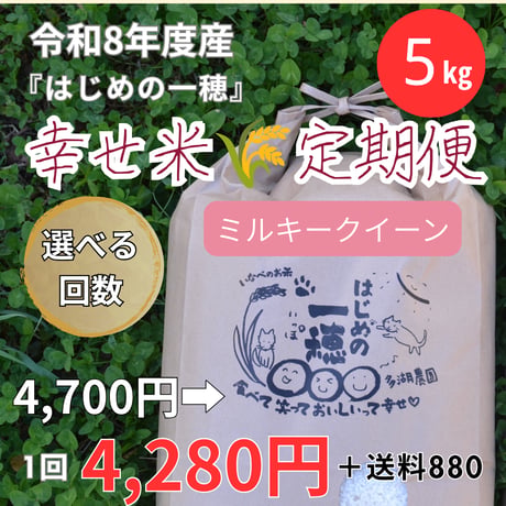 【白米５㎏ 】ミルキークイーン