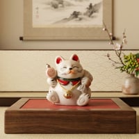 縁起物 招き猫 もりわじん 置物 うきじぃ うきじい | よしつねの秘密基地