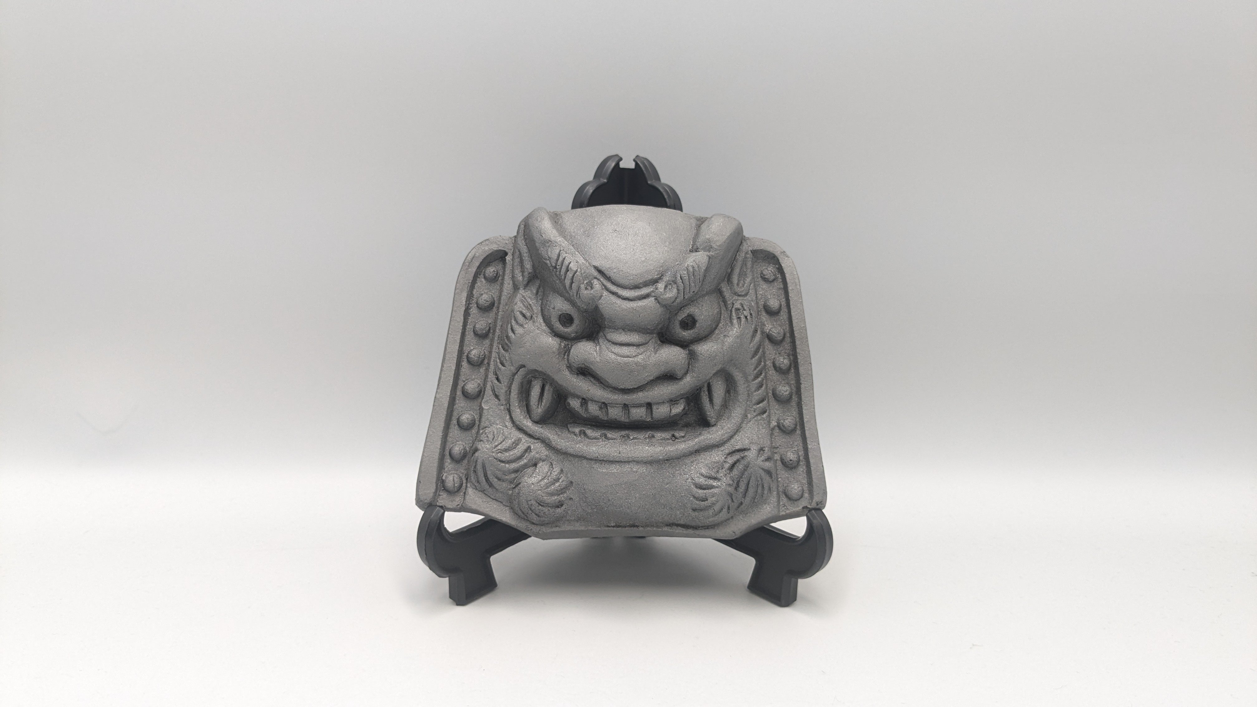 魔除け 厄除け 鬼瓦 手作り 工芸品 置物 オブジェ ミニ鬼瓦 飾り瓦 和