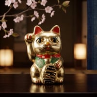 縁起物 昭和レトロ 招き猫 貯金箱 まねきねこ 置物 アンティーク ドル