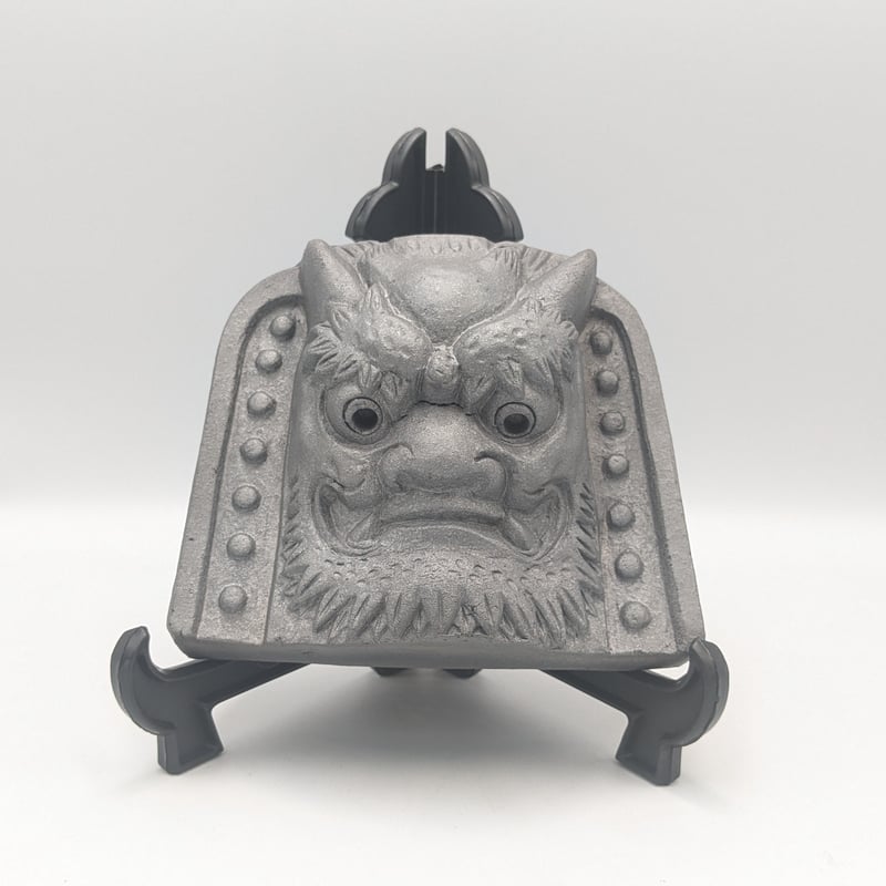 魔除け 厄除け 鬼瓦 手作り 工芸品 置物 オブジェ ミニ鬼瓦 飾り瓦 和
