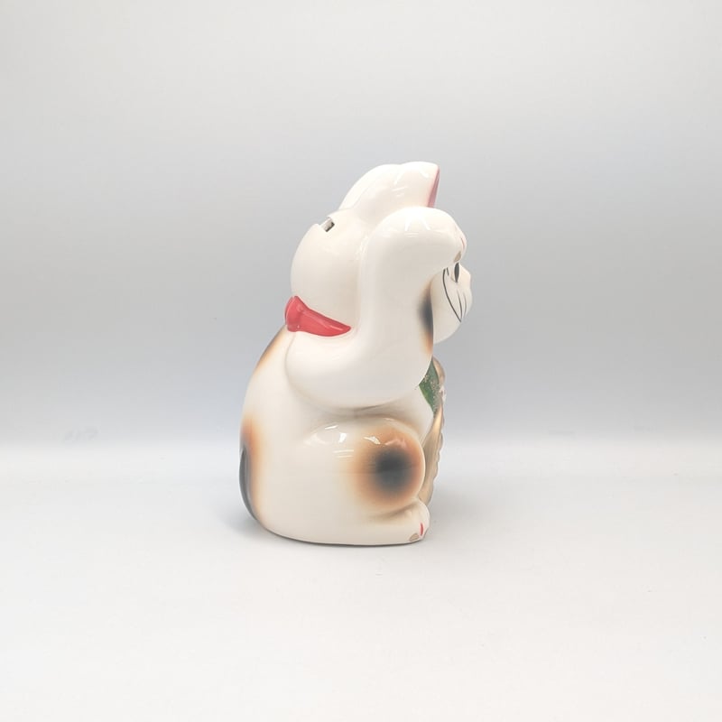 招き猫 貯金箱 縁起物 瀬戸焼 右手上げ 千万両 日本製 | よしつねの