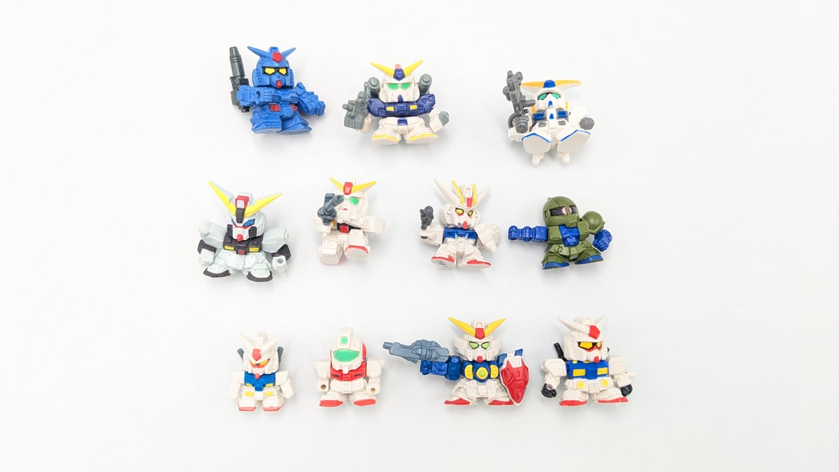 SDガンダム ミニフィギュア SDガンダム ミニフィギュア 11体セット おまとめ ガシャポン 現状品