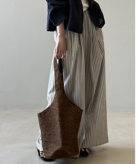 tuck striped wide pants/２color　FL3635