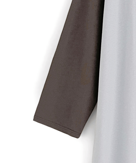 cotton raglan long dress /2color　FL3736