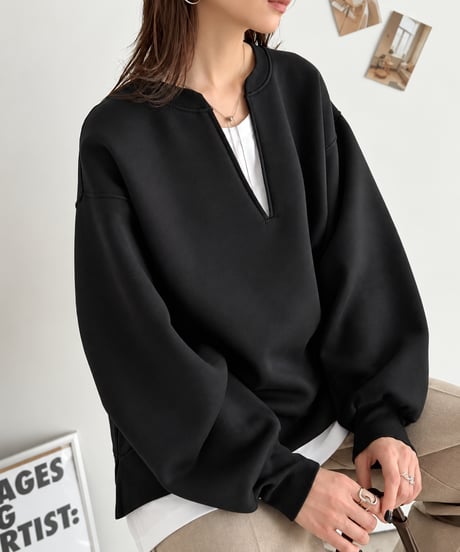 elegant commuting pullover /3color FL3761
