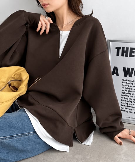 elegant commuting pullover /3color FL3761