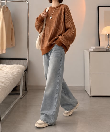 striped pullover sweater /3color FL3764
