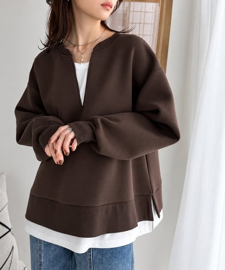 elegant commuting pullover /3color FL3761
