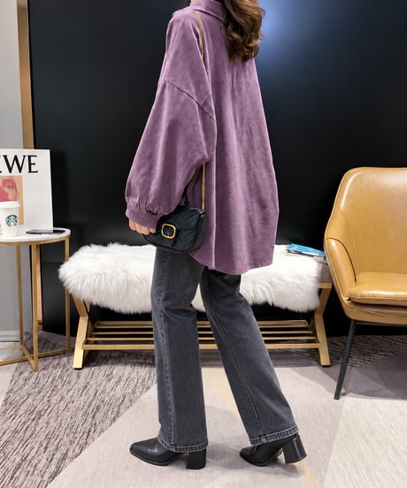 corduroy shirt for women /3color FL3763