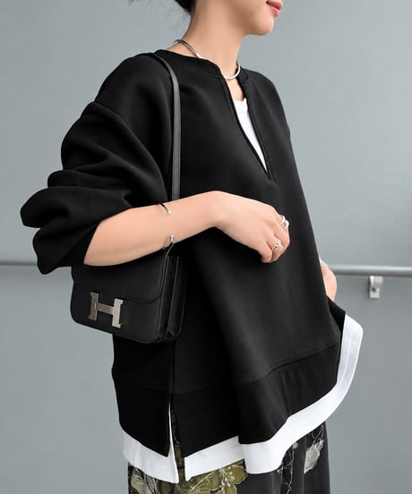 elegant commuting pullover /3color FL3761