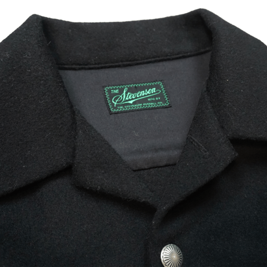Stevenson Overall Co.｜コンチョボタン ウールジャケット ブラック | No.2
