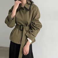 short trench jacket　/2color　un2173