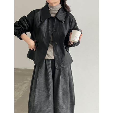 urban leather blouson　un2162
