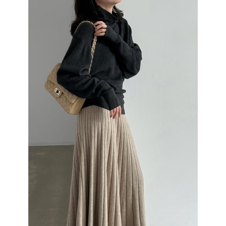elegant side button knit　/5color　un2160