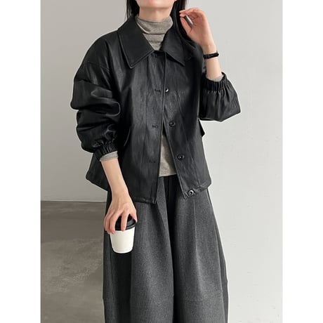 urban leather blouson　un2162
