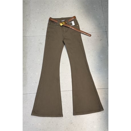 high waist flare pants　/2color　un2222