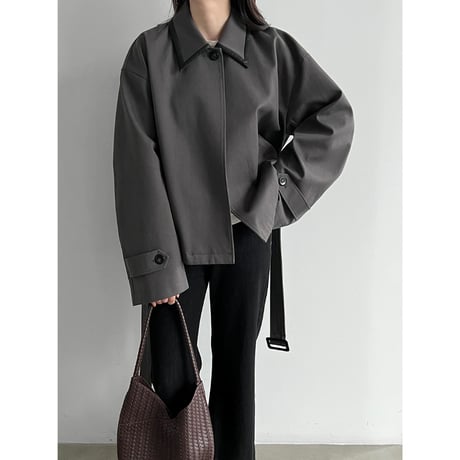 short trench jacket　/2color　un2173