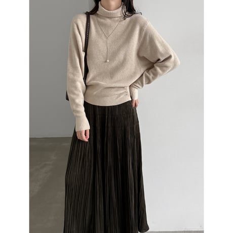 elegant side button knit　/5color　un2160