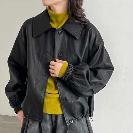 urban leather blouson　un2162