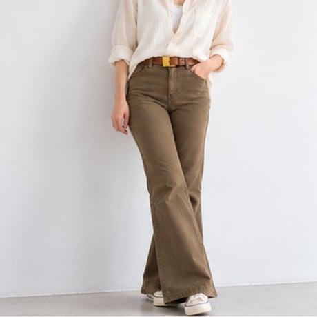 high waist flare pants　/2color　un2222