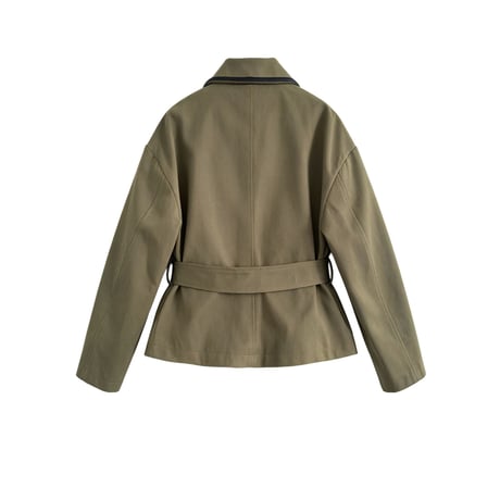 short trench jacket　/2color　un2173