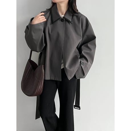 short trench jacket　/2color　un2173