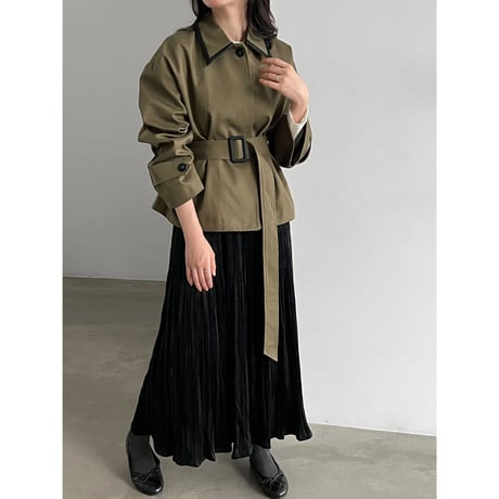 short trench jacket　/2color　un2173
