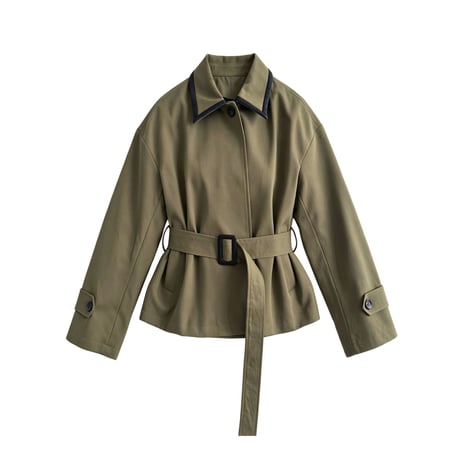 short trench jacket　/2color　un2173