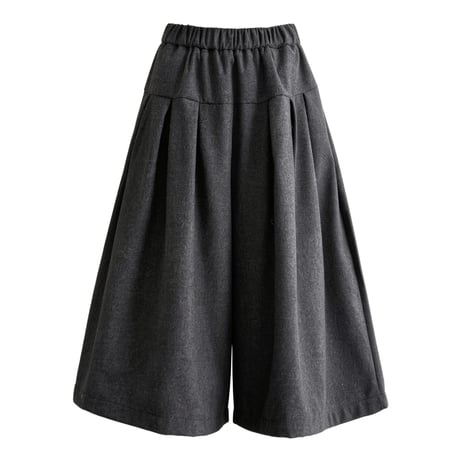 vintage tuck wide culottes　/2color　un2146