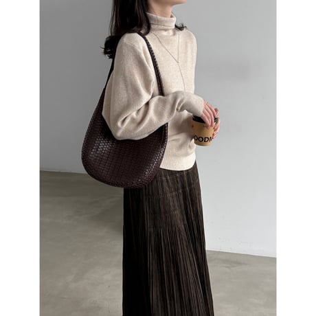 elegant side button knit　/5color　un2160