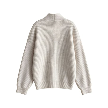 soft brushed v-neck knit cardigan　/3color　un2164