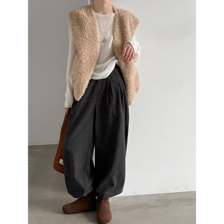 soft volume balloon pants　/2color　un2159