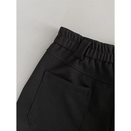 structured tuck wide leg pants　/2color　un2226