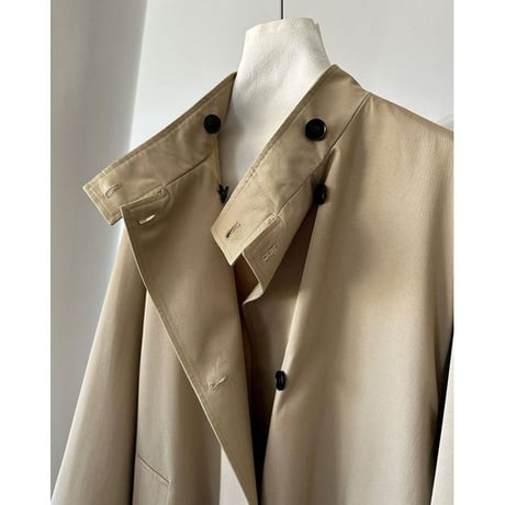 stand collar trench coat　NK2576