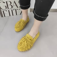 fringe tassel suede loafers /4color　NK2234