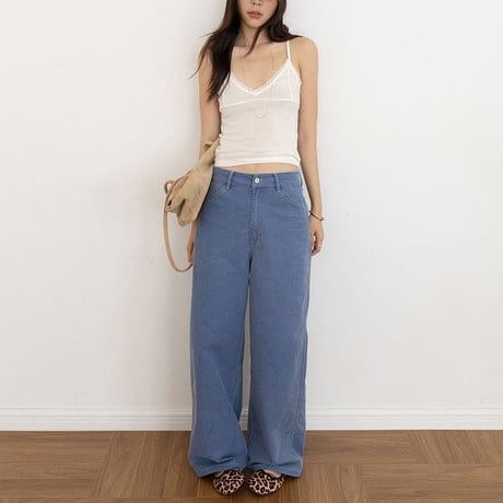 washed wide pants　NK2644