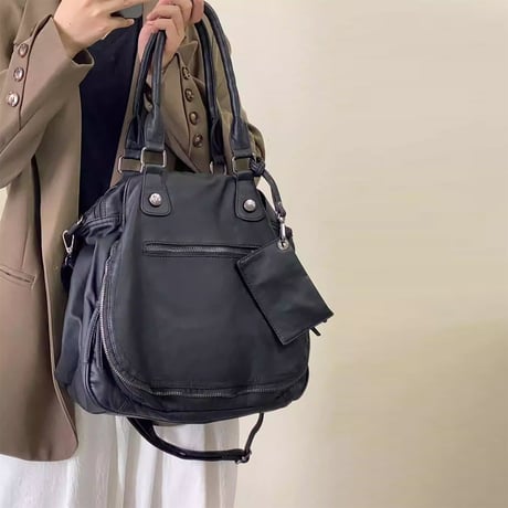 soft faux leather 3way bag　NK2348