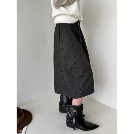 dot pattern culotte pants　NK2772