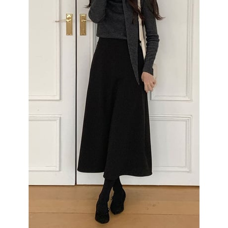 high waist a line skirt　NK2760